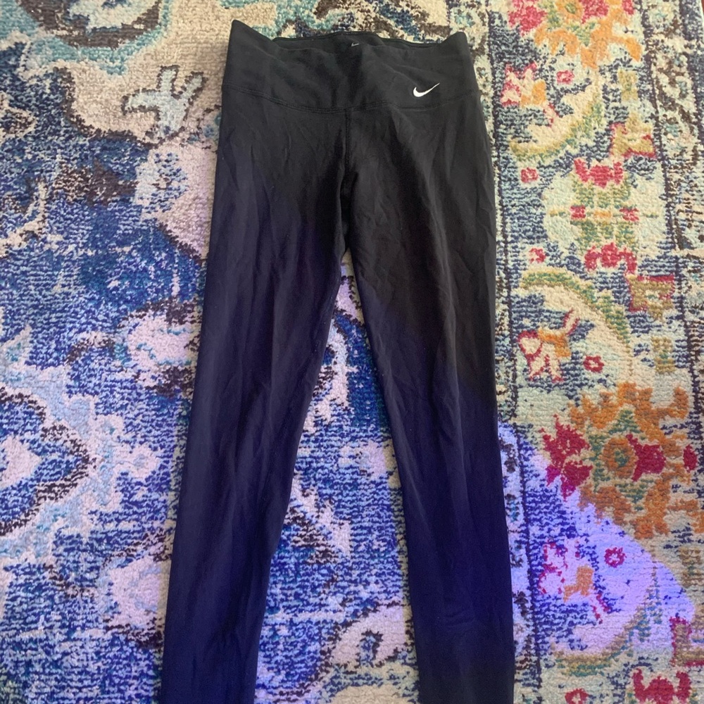 full length black nike leggings
